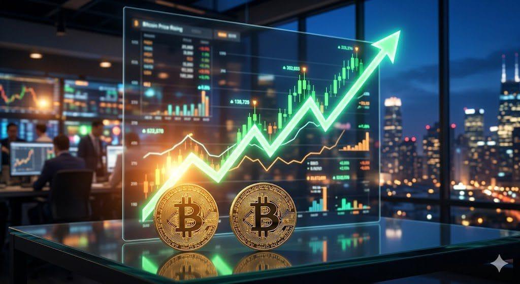 Bitcoin Price Rising